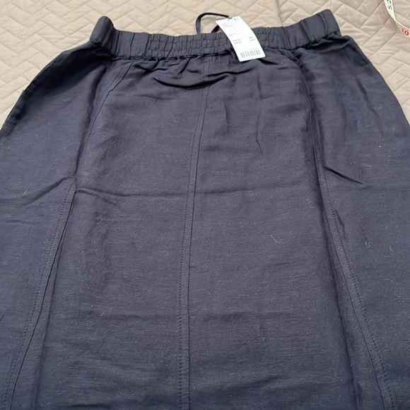 Urban Outfitters Black Beach Day Linen Maxi Skirt/NWT/XS - Picture 10 of 14